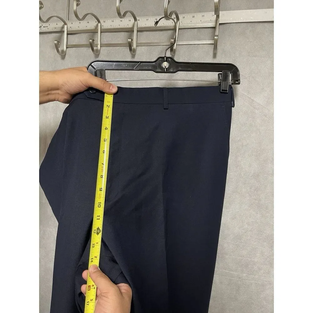 Beverly Hills Polo Club Suit Men 50L Navy Blue 2 B Career‎ 43X28 Pants Luxury